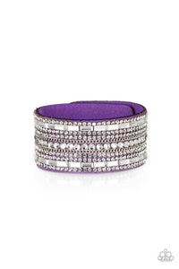 Paparazzi Accessories Rebel Radiance Purple Bracelet - Pure Elegance by Kym
