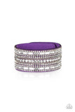 Paparazzi Accessories Rebel Radiance Purple Bracelet - Pure Elegance by Kym