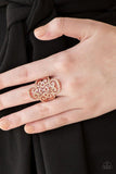 Paparazzi Jewelry Regal Regalia - Copper Ring - Pure Elegance by Kym