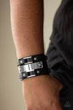 Paparazzi Jewelry Rural Ranger - Black Urban Bracelet - Pure Elegance by Kym