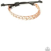Paparazzi Accessories Score Copper Urban Bracelet - Pure Elegance by Kym