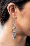 Paparazzi Jewelry Shameless Shine - White Earrings - Pure Elegance by Kym