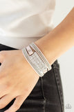 Paparazzi Jewelry Shockingly Sparkly - Pink Bracelet - Pure Elegance by Kym