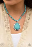 Paparazzi Accessories Fashion Fix  Feb 2021 Simply Santa Fe Blue Complete Set - Pure Elegance by Kym