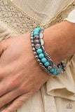 Paparazzi Accessories Fashion Fix  Feb 2021 Simply Santa Fe Blue Complete Set - Pure Elegance by Kym