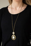 Paparazzi Jewelry Southern Opera - Brass Necklace - Pure Elegance by Kym