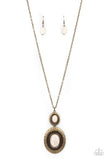 Paparazzi Jewelry Southern Opera - Brass Necklace - Pure Elegance by Kym