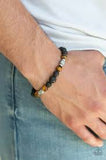 Paparazzi Accessories Strength Brown Urban Bracelet - Pure Elegance by Kym