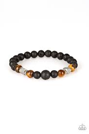 Paparazzi Accessories Strength Brown Urban Bracelet - Pure Elegance by Kym