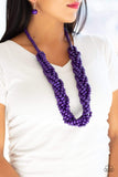 Paparazzi Accessories Tahiti Tropic Purple Necklace - Pure Elegance by Kym