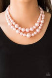 Paparazzi Accessories The More The Modest Pink Necklace - Pure Elegance by Kym