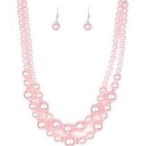 Paparazzi Accessories The More The Modest Pink Necklace - Pure Elegance by Kym