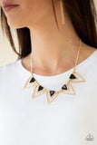 Paparazzi Accessories The Pack Leader - Gold Necklace - Pure Elegance by Kym