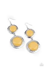 Paparazzi Accessories Thrift Shop Stop Yellow Earrings - Pure Elegance by Kym