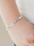 Paparazzi Accessories I put my trust in You Silver Bracelet - Pure Elegance by Kym