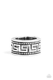 Paparazzi Accessories Tycoon Tribe Silver Ring - Pure Elegance by Kym