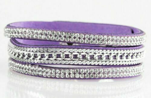 Paparazzi Jewelry Unstoppable Purple Urban Bracelet - Pure Elegance by Kym