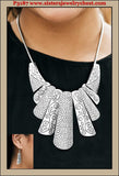 Paparazzi Accessories Untamed Silver Necklace - Pure Elegance by Kym