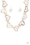 Paparazzi Accessories Vintagely Valentine Gold Necklace - Pure Elegance by Kym