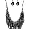 Paparazzi Accessories Vixen Conviction - Black Necklace - Pure Elegance by Kym
