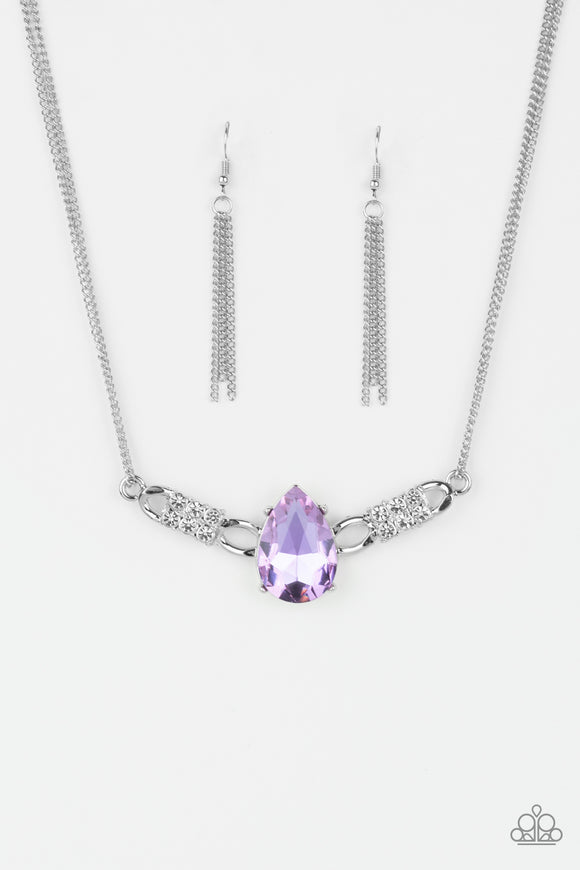 Paparazzi Accessories Way To Make An Entrance Purple Necklace - Pure Elegance by Kym