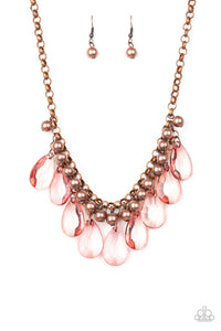 Paparazzi Accessories Fashionista Flair Copper Necklace - Pure Elegance by Kym