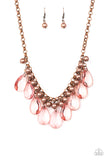 Paparazzi Accessories Fashionista Flair Copper Necklace - Pure Elegance by Kym