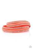 Paparazzi Accessories Going For Glam - Orange Bracelet - Pure Elegance by Kym