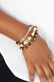 Paparazzi Accessories Belongs In the Wild - Gold Bracelet - Pure Elegance by Kym