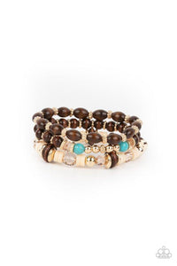 Paparazzi Accessories Belongs In the Wild - Gold Bracelet - Pure Elegance by Kym
