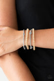 Paparazzi Accessories Blooming Buttercups Brown Bracelet - Pure Elegance by Kym