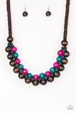 Paparazzi Accessories Caribbean Cover Girl - Multi Necklace - Pure Elegance by Kym