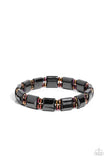 Paparazzi Jewelry Cosmic Chrome - Multi Men's Bracelet - Pure Elegance by Kym