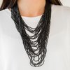 Paparazzi Jewelry Dauntless Dazzle - Black Necklace - Pure Elegance by Kym