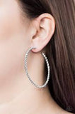 Paparazzi Accessories Keep It Chic Silver Earring - Pure Elegance by Kym