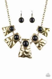 Paparazzi Accessories Cougar Brass Necklace - Pure Elegance by Kym