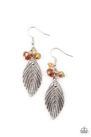 Paparazzi Jewelry LEAF It To Fate - Orange Earring - Pure Elegance by Kym