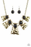 Paparazzi Accessories Cougar Brass Necklace - Pure Elegance by Kym