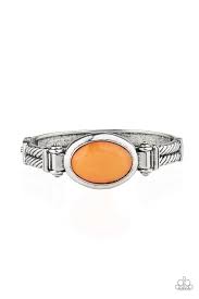 Paparazzi Accessories Color Coordinated Orange Bracelet - Pure Elegance by Kym