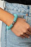 Paparazzi Jewelry Eco Experience - Blue Bracelet - Pure Elegance by Kym