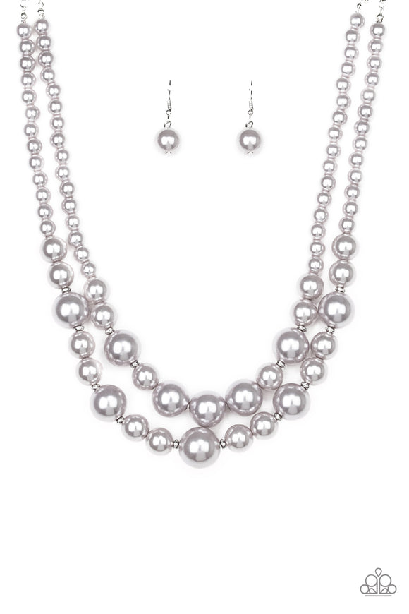 Paparazzi Jewelry The More The Modest - Silver Necklace - Pure Elegance by Kym