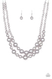 Paparazzi Jewelry The More The Modest - Silver Necklace - Pure Elegance by Kym