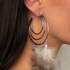Paparazzi Accessories freely Free Bird - Brown Earrings - Pure Elegance by Kym