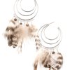 Paparazzi Accessories freely Free Bird - Brown Earrings - Pure Elegance by Kym