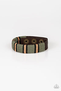 Paparazzi Accessories Future Forester Brown Urban Bracelet - Pure Elegance by Kym
