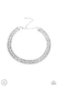 Paparazzi Accessories Full Reign Multi Choker - Pure Elegance by Kym