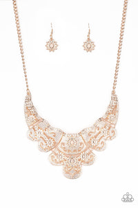 Paparazzi Accessories Mess With The Bull Rose Gold Necklace - Pure Elegance by Kym