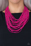 Paparazzi Accessories Rio Rainforest Pink Necklace - Pure Elegance by Kym