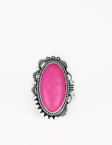 Paparazzi Accessories Open Range Pink Ring - Pure Elegance by Kym
