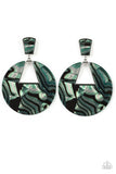 Paparazzi Jewelry Let HEIR Rip - Green Earring - Pure Elegance by Kym